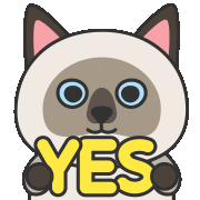 chou2_cat yes 好 臭臭 chou2cat Sticker