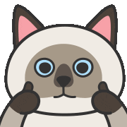 chou2_cat good 讚 臭臭 chou2cat Sticker