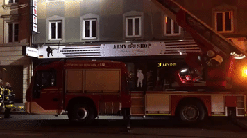 Munich Firefighters Battle Deadly Apartment Fire