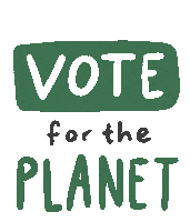Voting Climate Change Sticker by Styngvi
