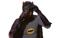 Happy Adam West Sticker by Bell Brothers