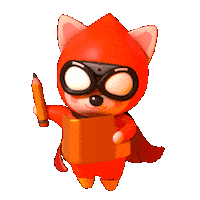 official_hanjin hanjin 한진 한진택배 어디든간다 Sticker