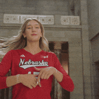 Nebraska Volleyball GIF by Huskers