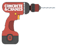Drill Concrete Sticker by stidwel