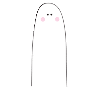 Tees2urdoor halloween ghost boo october Sticker