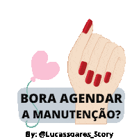 Nails Manicure Sticker by 1001 Nail Designers de Sucesso