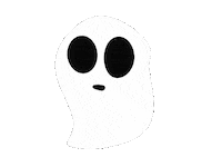 Scared Halloween Sticker