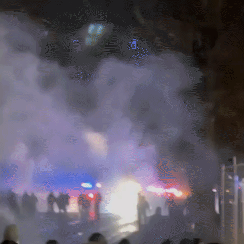 Protesters and Police Clash in Brooklyn Center