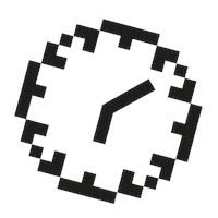 tic tac pixel Sticker