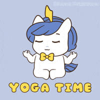 Inner Peace Relax GIF by Brave Unicorn