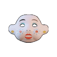 Trung Thu Mask Sticker by Anto