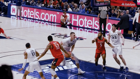 Lets Go Win GIF by Xavier Men's Basketball