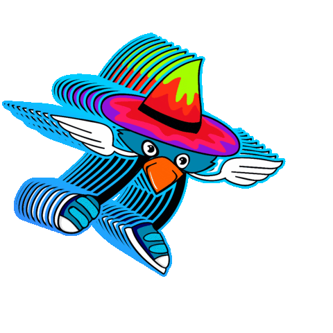 Bird Monster Sticker by BABAUBA