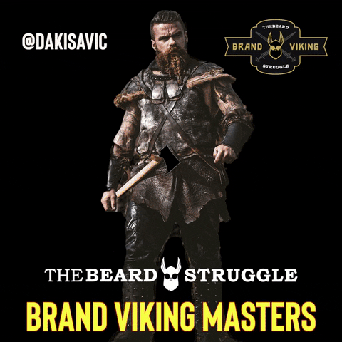 TheBeardStruggle brand beard viking tbs GIF