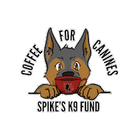 Working Dog Coffee Sticker by Spike's K9 Fund
