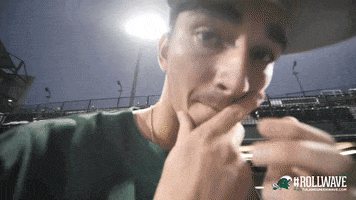 College Sports Sport GIF by GreenWave