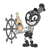 Steamboat Willie Love Sticker by Jarritos