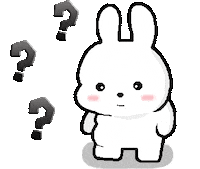 問號 兔子 Sticker