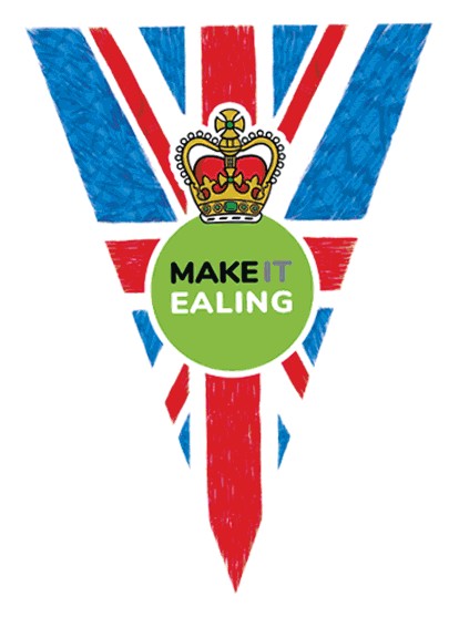 King Charles Celebration Sticker by Make It Ealing