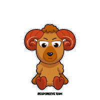 Character Ram Sticker by VeeFriends