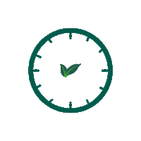 Time Planta Sticker by El plantel semilleros