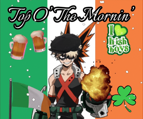 TheSashaExpress giphyattribution ireland irish my hero academia GIF