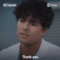 Greys Anatomy Thank You GIF by ABC Network
