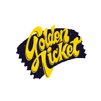 Golden Ticket Lawrence Sticker by Brasstracks