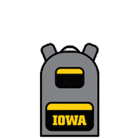 Iowa Hawkeyes Hawkeye Sticker by University of Iowa