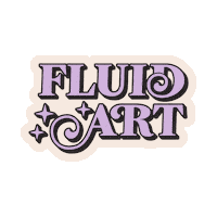 Artist Dripping Sticker by Laura Nicole Studio