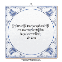 Monster Wijsheid Sticker by Tegelspreuken.nl