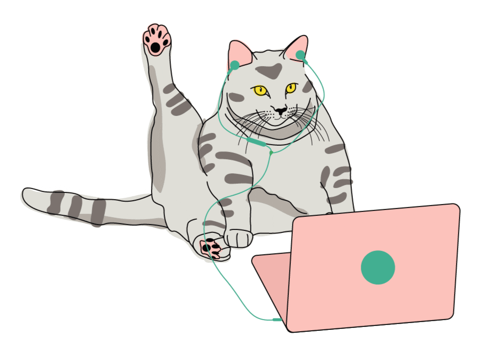 Chilling Work From Home Sticker