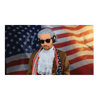 Saluting American Sticker