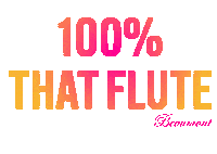 Flute Sticker by Beaumont Music