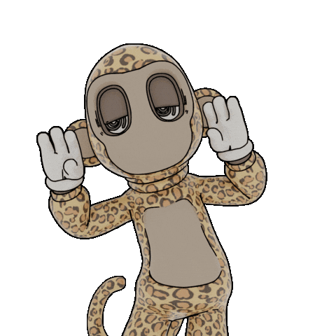 Monkey ダンス Sticker