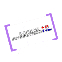 speechbubble jsflogo Sticker by Junior Songfestival
