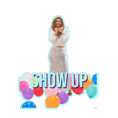 Show Off Do It Sticker by Crissy Conner