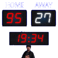 27 Away Sticker