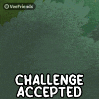 Appear Challenge Accepted GIF by VeeFriends
