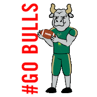 Football Bulls Sticker by University of South Florida