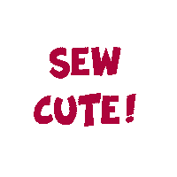Sewing Sew Cute Sticker