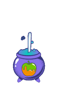 Caramel Apple Cauldron Sticker by Alani Nu