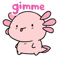 give me please Sticker by Aminal Stickers