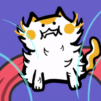 Air Blow GIF by Poku Meow