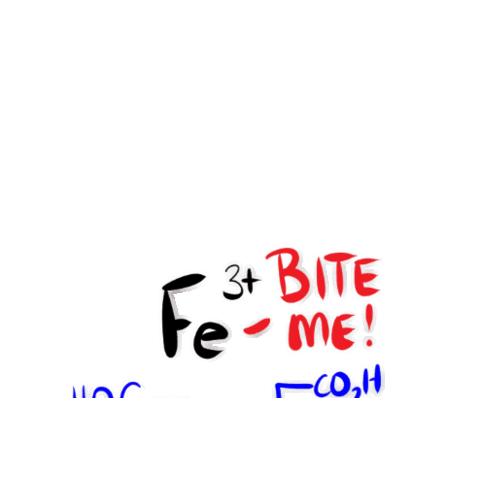 Chemistry Bite Me Sticker