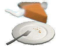 Pumpkin Pie 3D Sticker by jjjjjohn