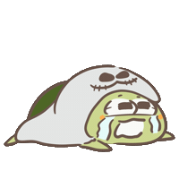 Halloween 哭 Sticker