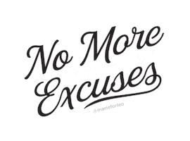 Excuses Sticker by Marie Forleo