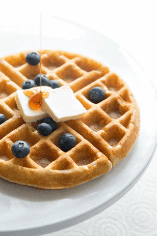 KUMPAN coffee good morning croissant waffles GIF