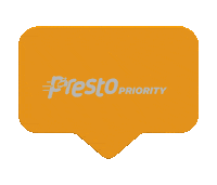 delivery priority Sticker by prestofood